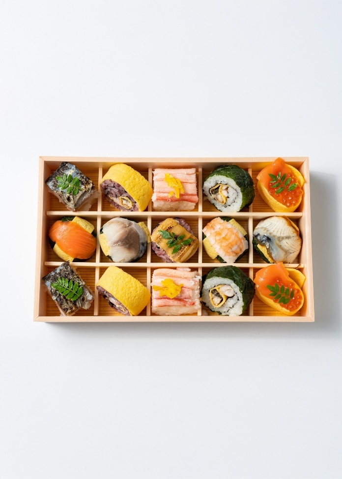 ことほぎ華おせちと手鞠寿しとおはぎのセット（3～4人前）