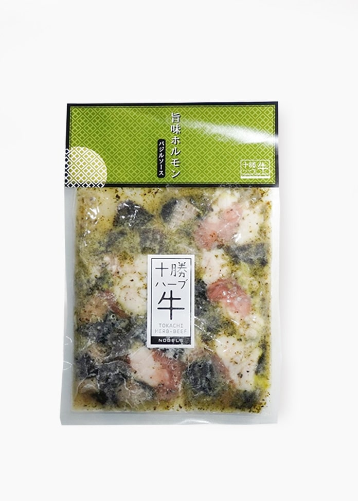 十勝ハーブ牛 味付けホルモン3種セット（塩・コチュジャン・バジル）