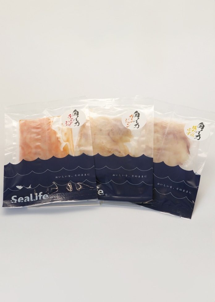 島根県産剣先イカ　生珍味3種セット