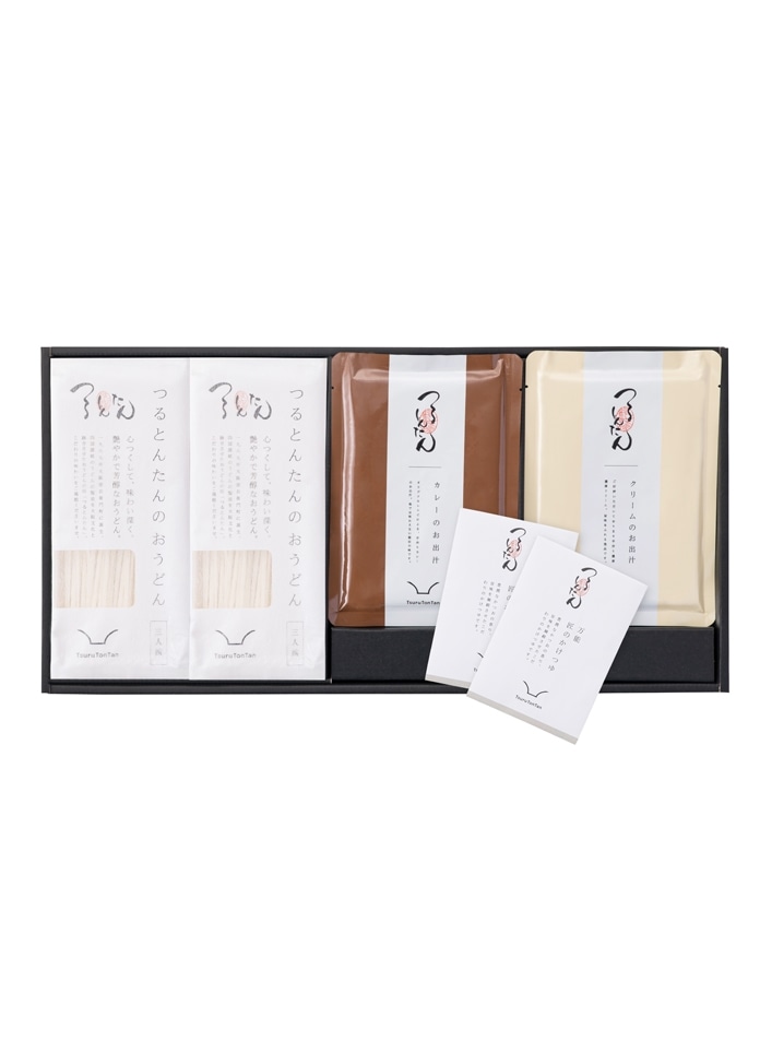 【つるとんたん】かけ・カレー・クリームのおうどん（6人前）