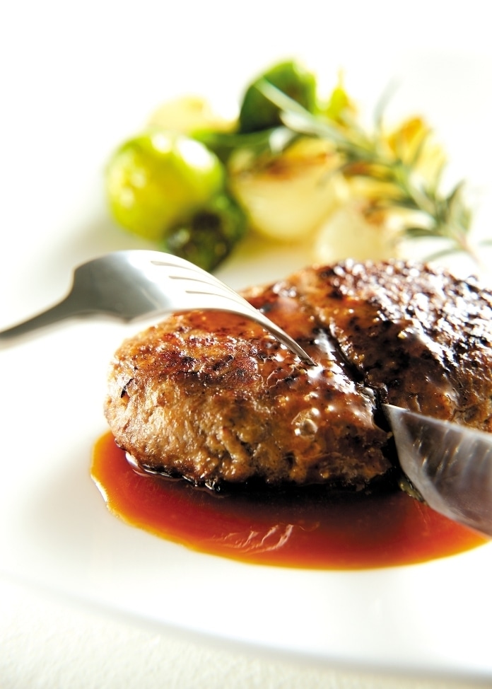 極 -kiwami- 北海道産牛肉と熟成ベーコンのメンチカツ＆ハンバーグ