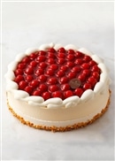 【Merry Christmasプレート付】最高級洋菓子 シュス木苺レアチーズケーキ 15cm