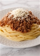 【シン ハラダ（旧アロマフレスカ銀座）】ミートソーススパゲティ（ハーフ） 5袋