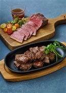 【大阪北新地TeppanWine堀】アンガス牛2種食べ比べセット計600g