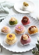 【うめとおはぎ】わんことお花のおはぎ8個