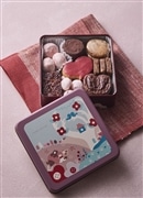 バレンタインクッキー缶