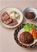 【定期便】 牛たん&ハンバーグセット