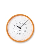 【Lemnos】RIKI STEEL CLOCK オレンジ
