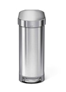 【simplehuman】スリムステップカン 45L シルバー