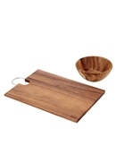 【D&S】カッティングボードL＆サラダボウルS セット
