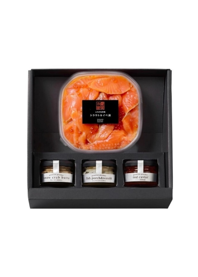 トラウトサーモンルイベ漬＆大人の逸品A