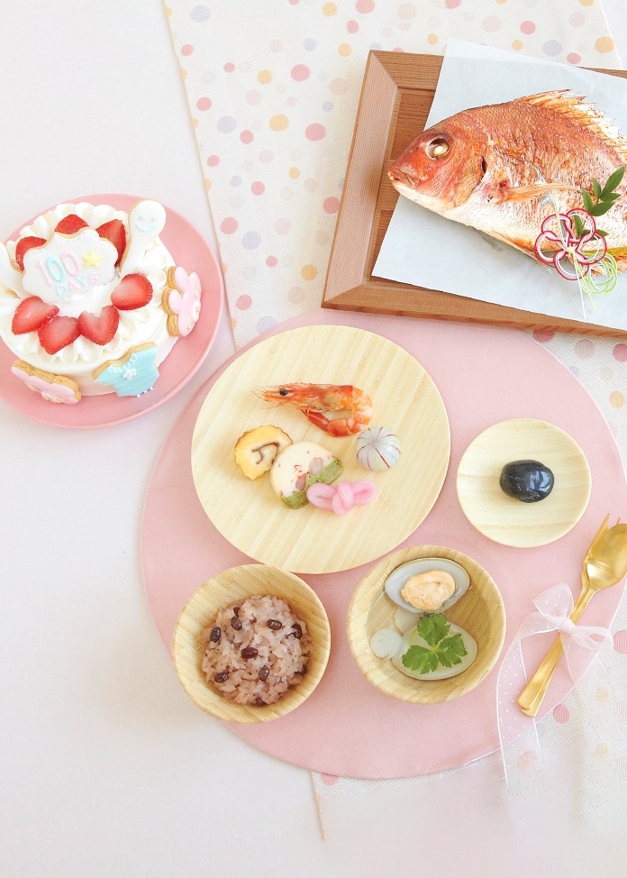 花むすび・えんお食い初め膳／はれももかプティ