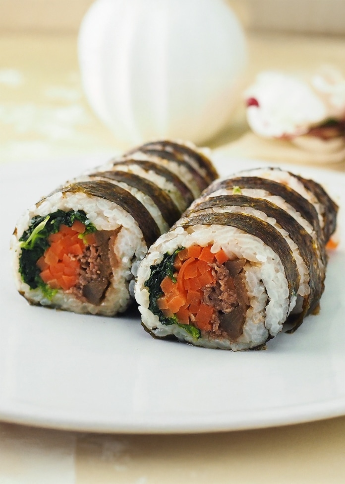 キンパ8種セット（プルコギ・豚キムチ・ツナマヨ・ハムチーズ・野菜・ピビンパ・タッカルビ・サムギョプサル）