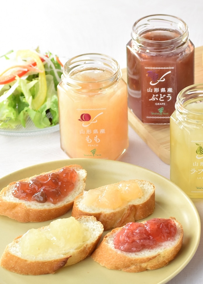 山形県産ジャム4個詰合せ