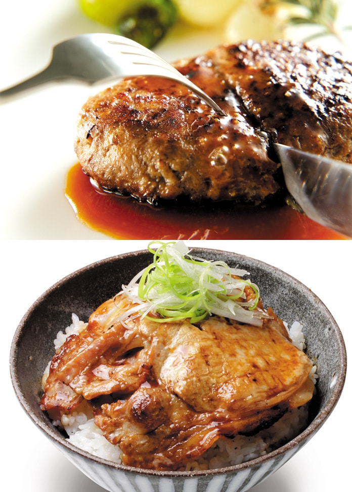 ＜オンワード マルシェ＞健美の里 健美の里 極-kiwami-豚丼＆ハンバーグ画像
