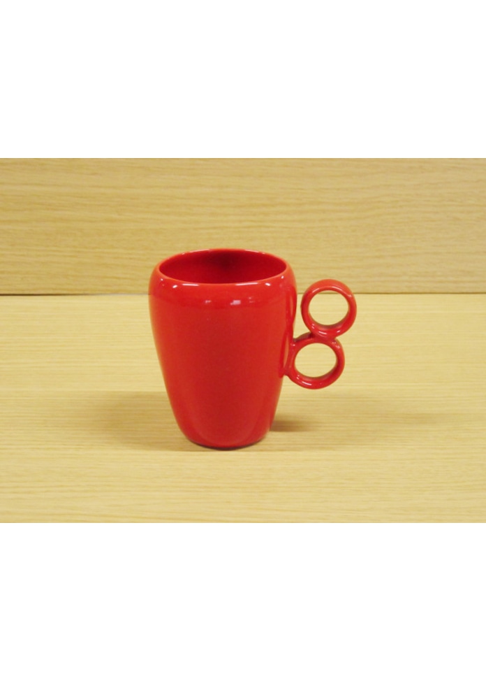 ＜オンワード マルシェ＞篠英陶磁器 【有田焼】ダブルリング(赤)・マグカップ