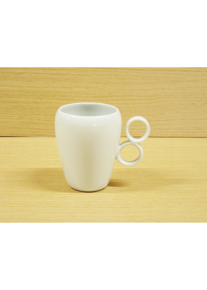 篠英陶磁器 【有田焼】ダブルリング(白)・マグカップ