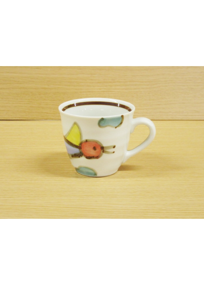 篠英陶磁器 【有田焼】たっちゃんの空飛ぶ鳥・マグカップ