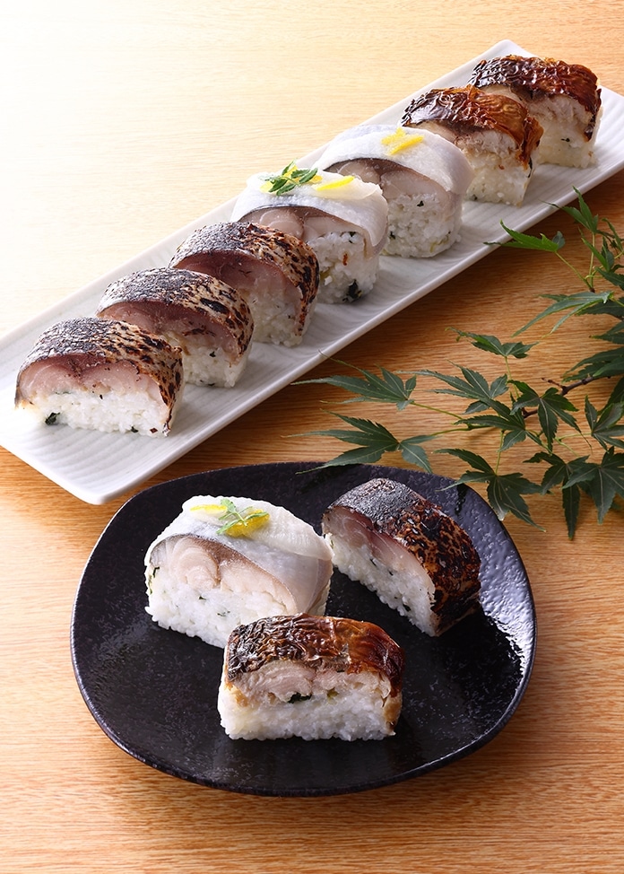 【夏限定】わさび葉鯖棒寿司3種食べ比べセット