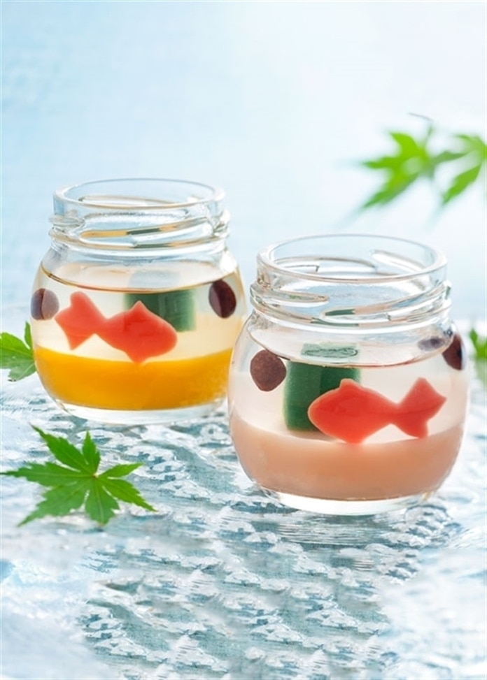 【京都 養老軒】ゆらり金魚の涼風ゼリー（お中元）
