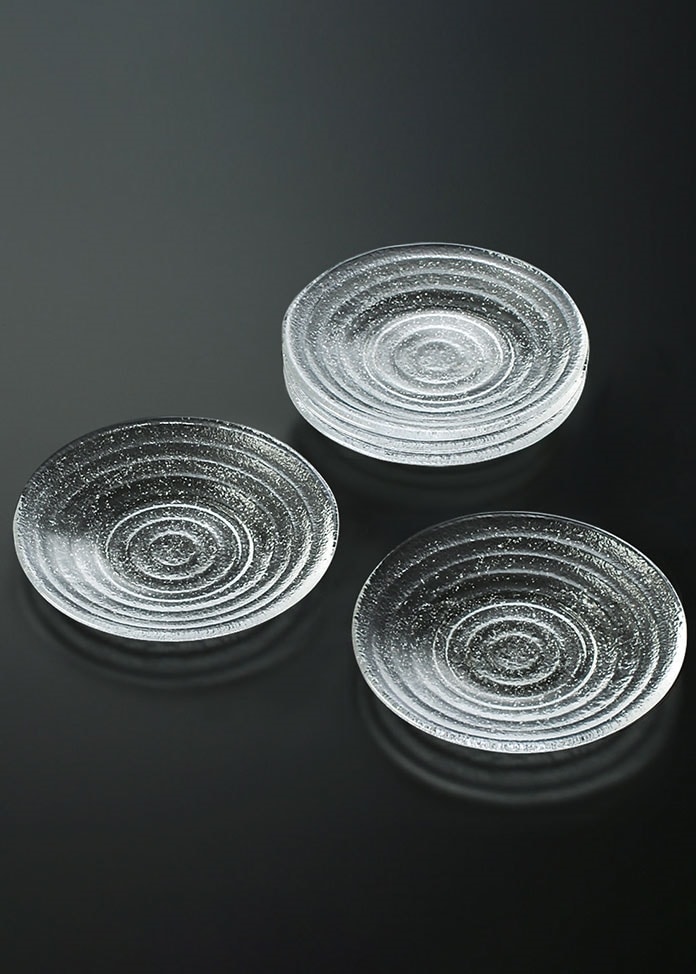 水音 菓子皿（5枚1組）| 丸皿お取り寄せ・通販のオンワード・マルシェ