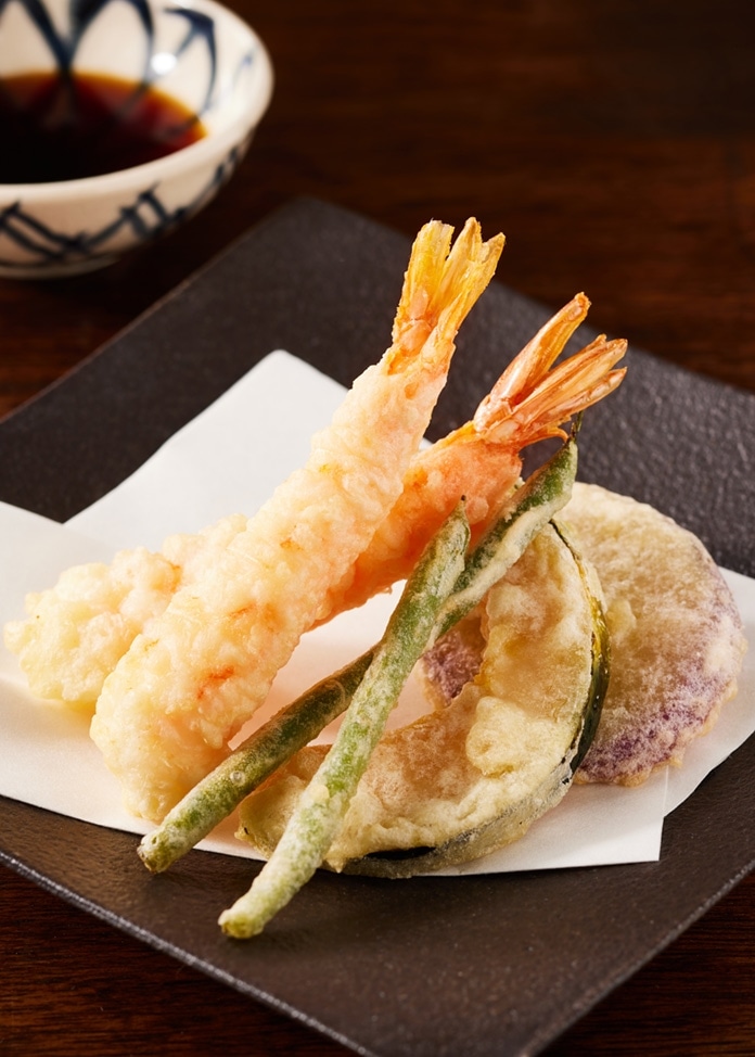 海老と野菜の天ぷらセット タレ付き（4食入り）