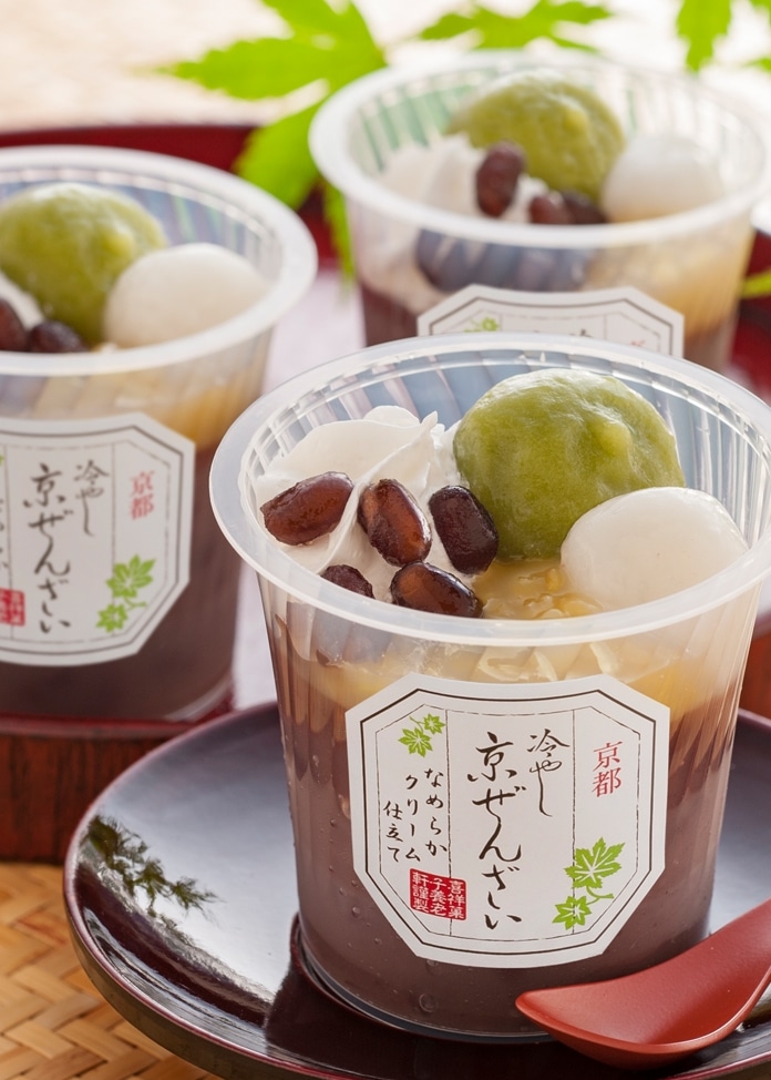 【京都 養老軒】冷やし京ぜんざい（父の日メッセージブーケカード付き）