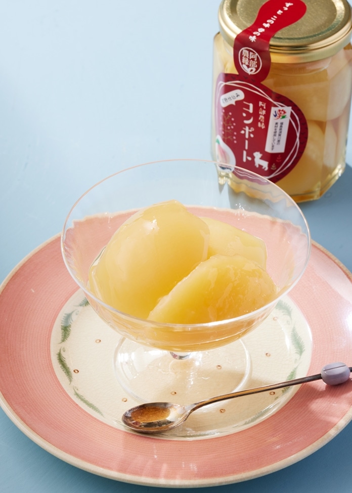 (加糖）|　桃のコンポートギフトセット　果物お取り寄せ・通販のオンワード・マルシェ