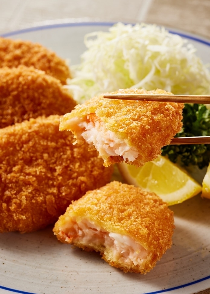 おうちで揚げないぷりぷり海老カツレツ（塩味）10枚入り