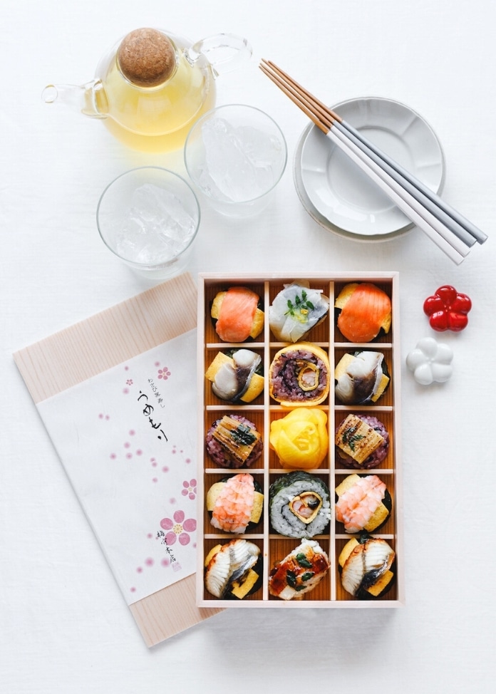 【夏限定】季節の手鞠わさび葉寿し夏15個