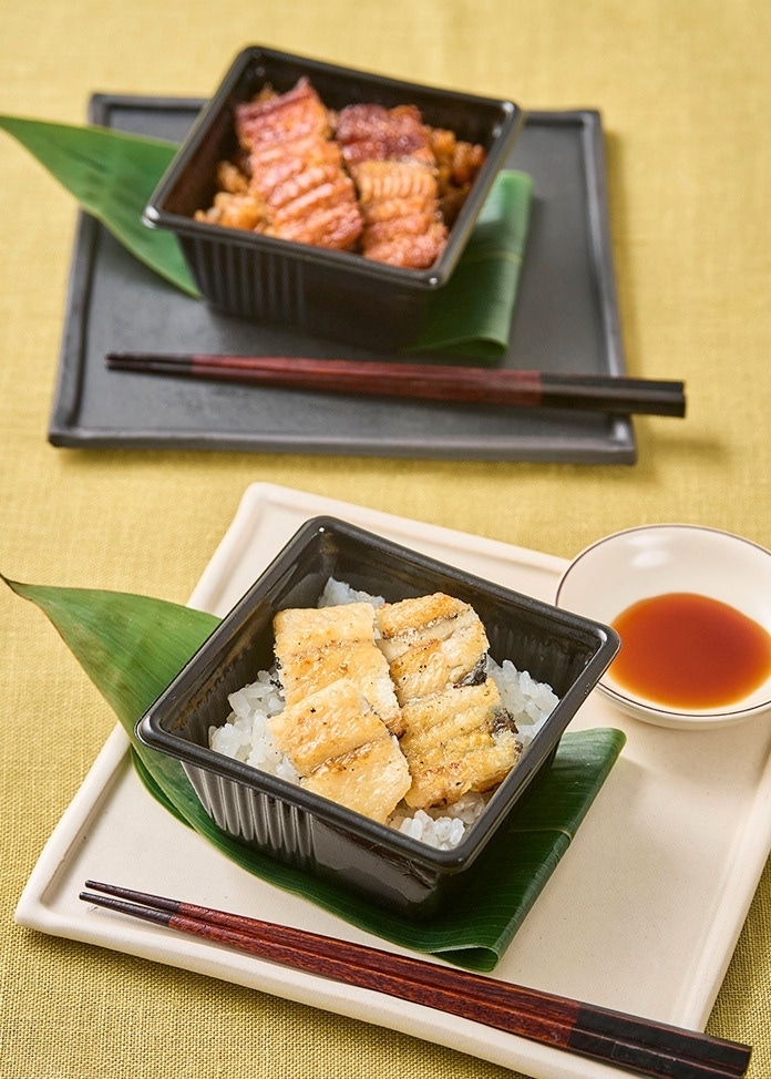 小さな蒲焼丼・白焼丼詰合せ（2種各3個入）