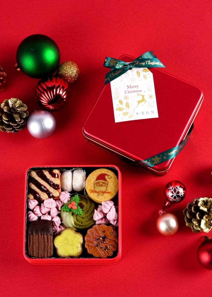 紅屋のクッキー缶 クリスマス2026