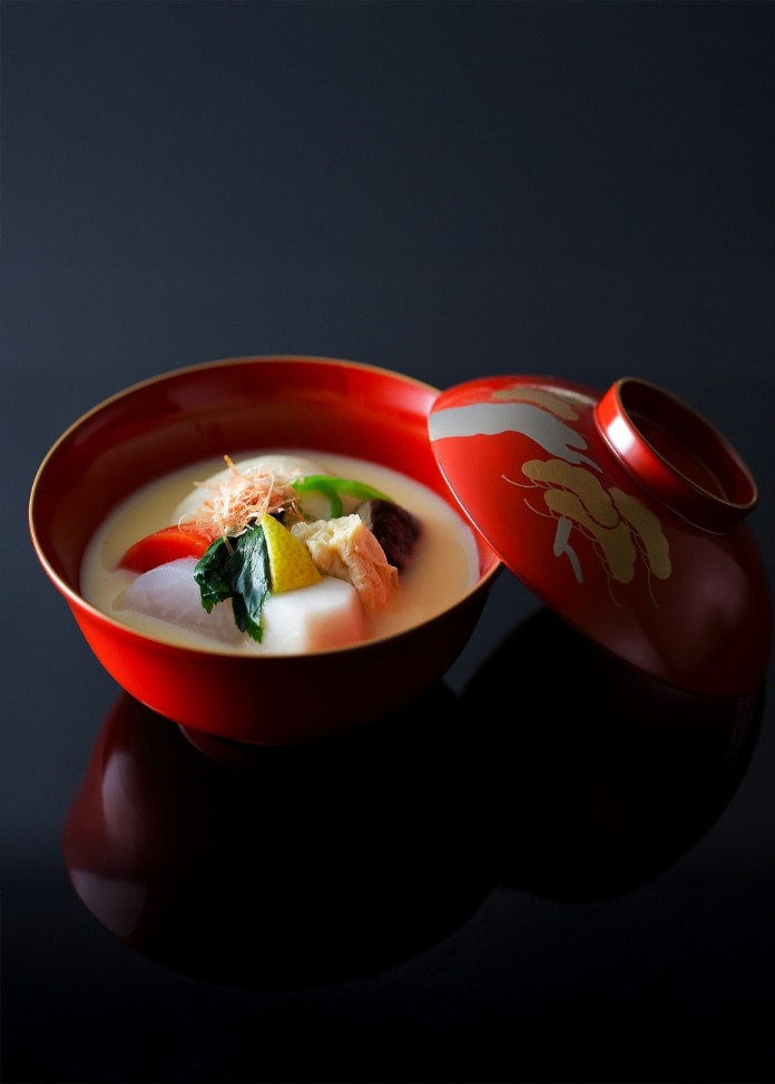 下鴨茶寮の京風雑煮