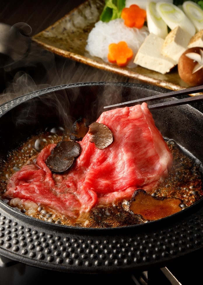 【鹿児島黒毛和牛】黒トリュフすき焼き鍋（2～3人前）