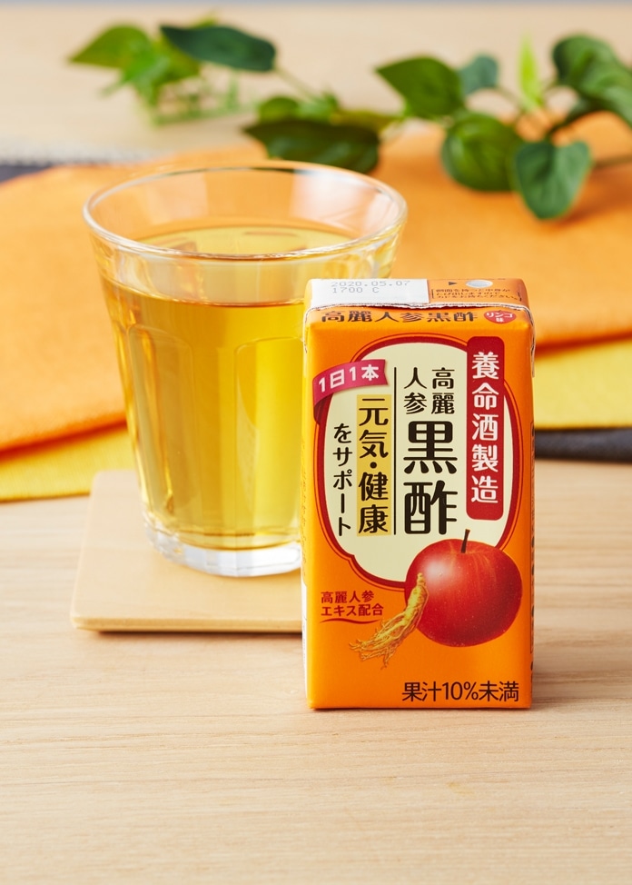 養命酒製造 高麗人参黒酢 1箱（18本）