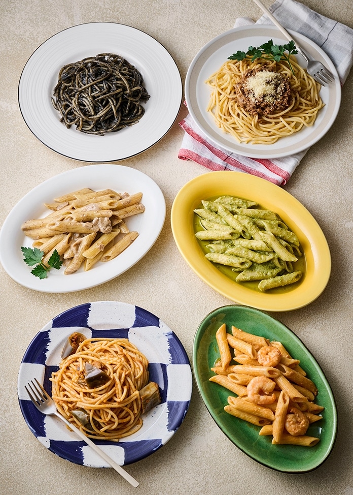 【アロマフレスカ銀座】ハーフパスタ・ペンネ9種セット