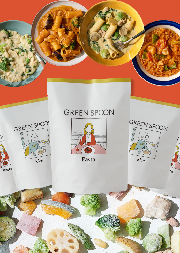 ごろごろ野菜が入ったパスタ・リゾット4食セット