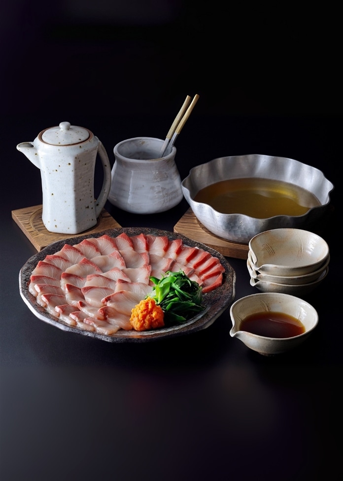 料亭のぶりしゃぶ鍋