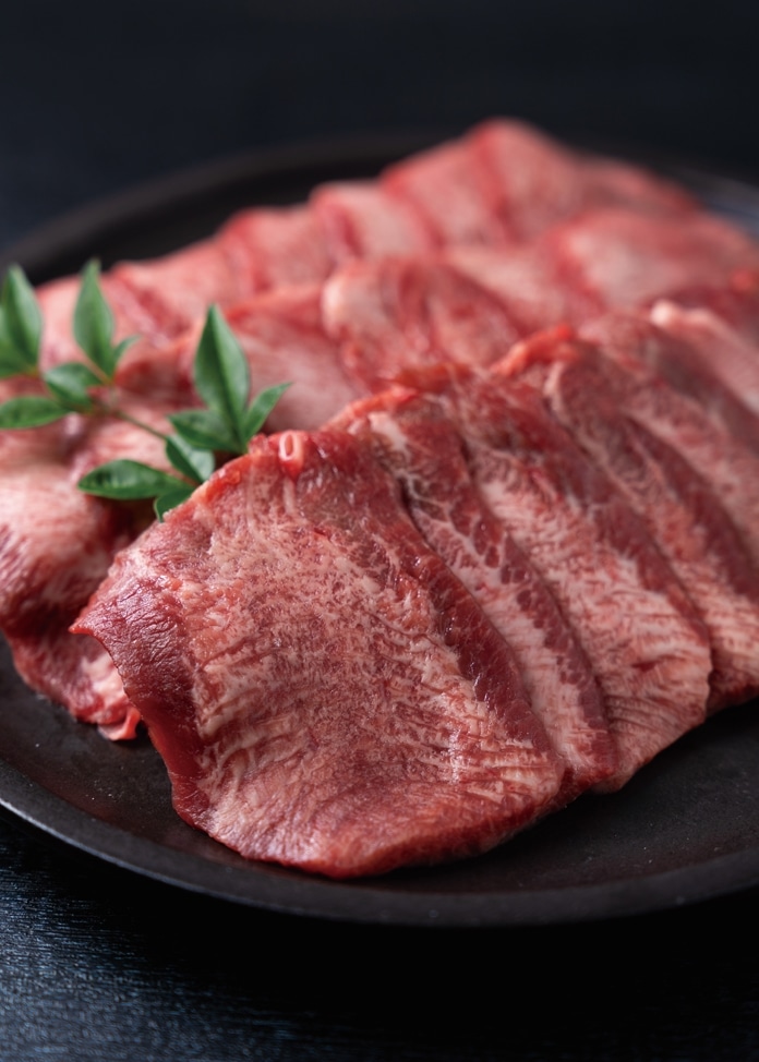 仔牛の牛タンスライス（未加熱）200g×2（3mmスライス）
