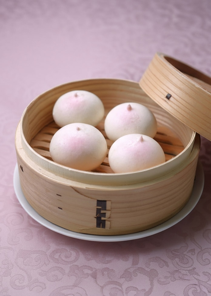 【赤坂四川飯店】桃まん（4個入） 6袋