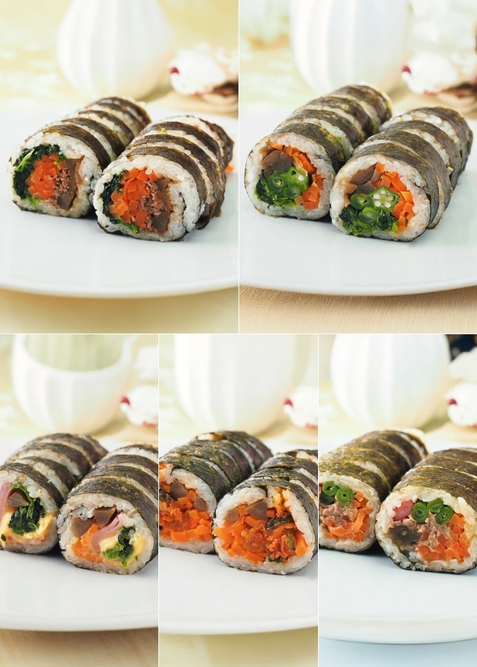 キンパ5種類セット（野菜メイン）