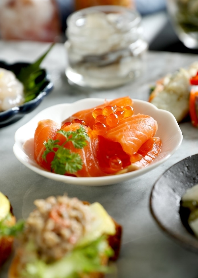 トラウトサーモンルイベ漬＆大人の逸品A