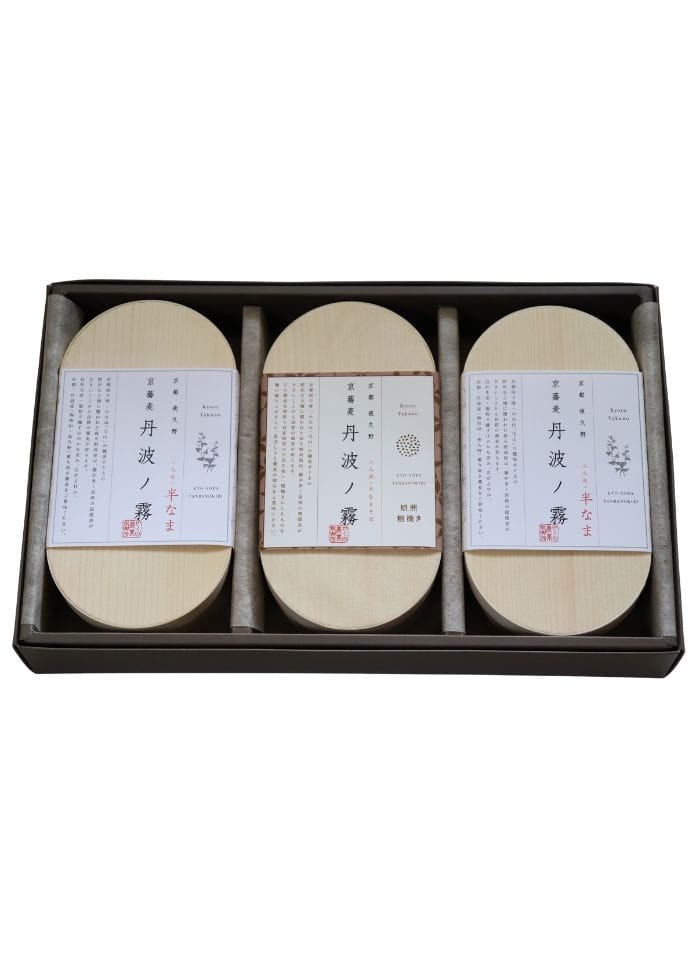 京蕎麦 丹波ノ霧 焙煎粗挽きそばセットB