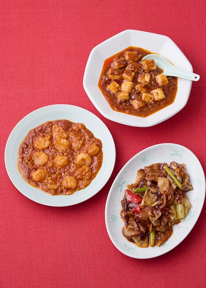 【赤坂四川飯店】5年熟成豆板醤使用 料理3種セット（計6袋）