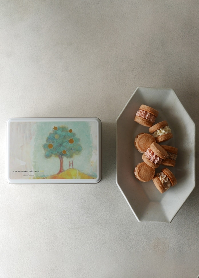 国産有機小麦のミニチーズバターサンド缶