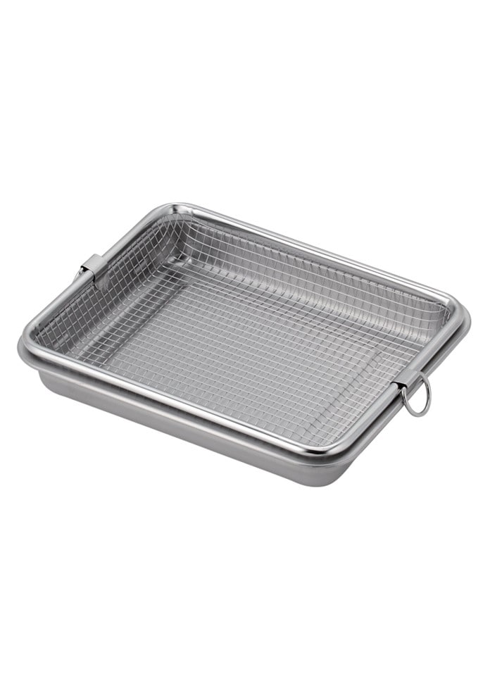 ステンレスバット・角ザルセット