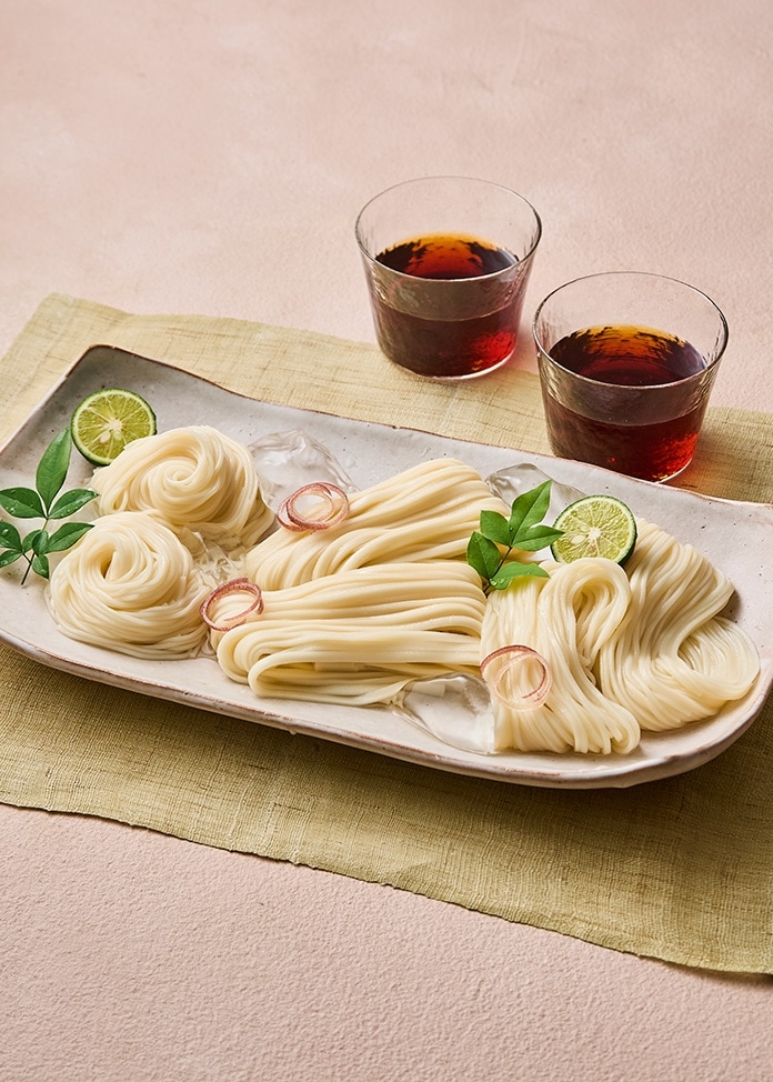 玉練うどん・冷麦・素麺50本桐箱入