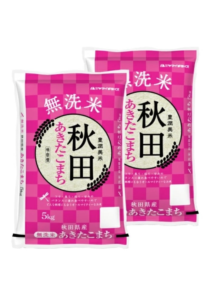 【令和7年産】秋田県産あきたこまち10kg（5kg×2袋）／無洗米