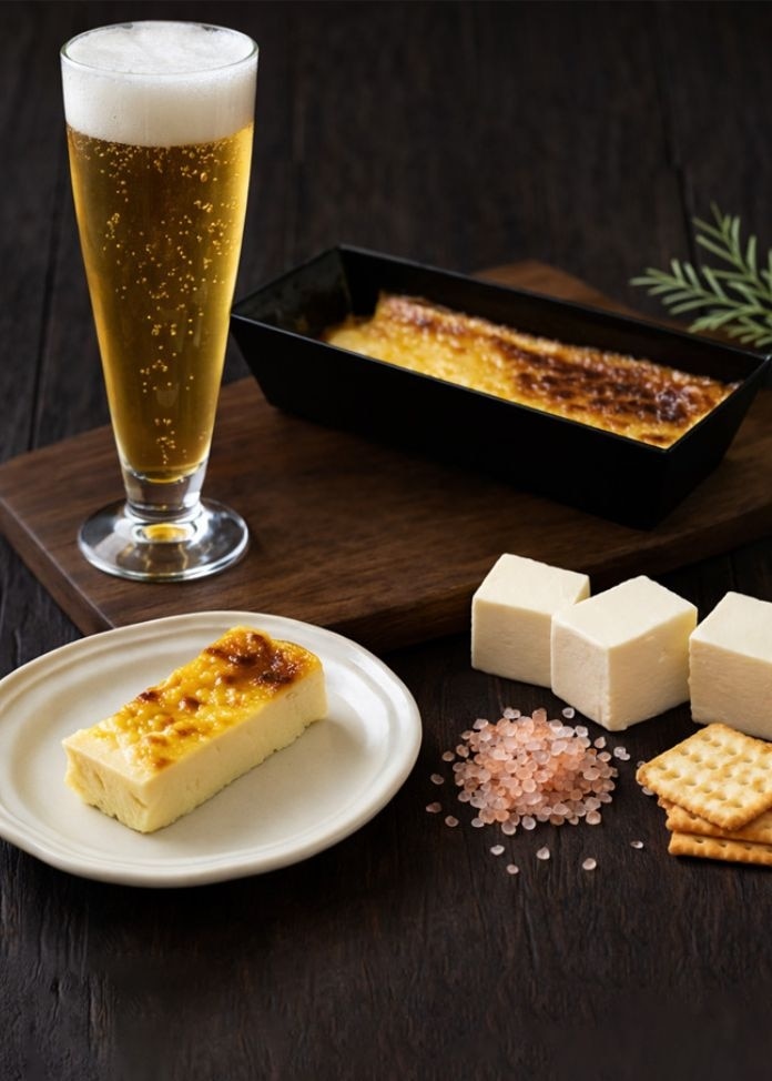 お酒と楽しむ甘くないバスクチーズケーキ（プレーン）