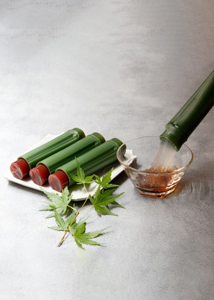 夏ギフト15（細竹（くずきり2本・こし餡2本）・栗苞6個）